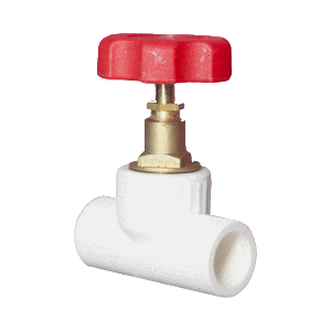 Клапан (вентиль) PP-R запорный белый внутренняя пайка Дн 32х90гр VALFEX 10146032