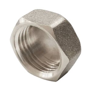 Заглушка латунь никель Ду 15 (1/2") НР Valfex VF.583.N.012, DN 15, 1/2 дюйма