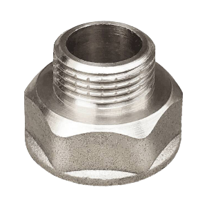 Переход латунь никель Ду 25х15 (1"х1/2") ВР/НР Valfex VF.592.N.100.012, DN 25, 1 дюйм